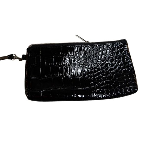 Patent Croc wristlet case bag pouch - Picture 3 of 4